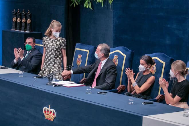 Prinzessin Leonor Königin Letizia König Felipe Prinzessin Sofia von Spanien