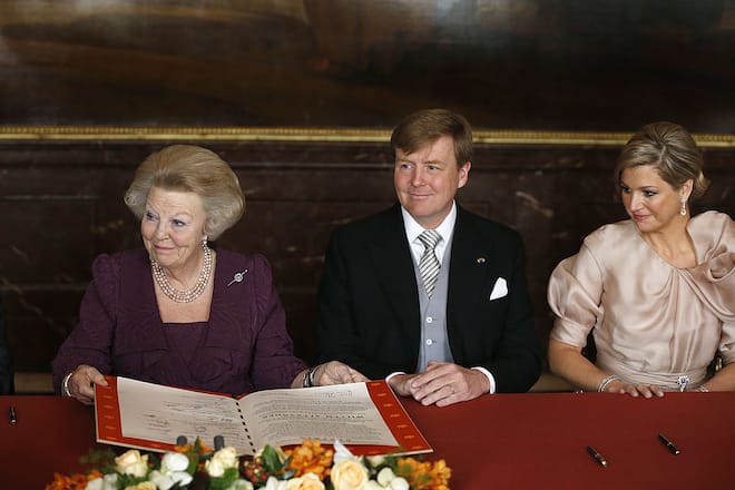 Die Abdankung von Prinzessin Beatrix war sehr bürokratisch und weniger glamourös.
