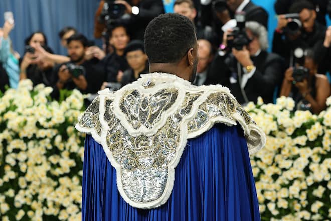 Das blaue Cape von Colman Domingo sorgte für Aufsehen.