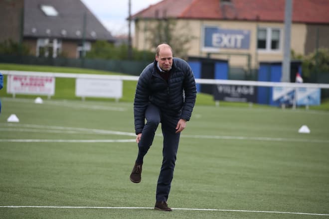 Prinz William Fussball