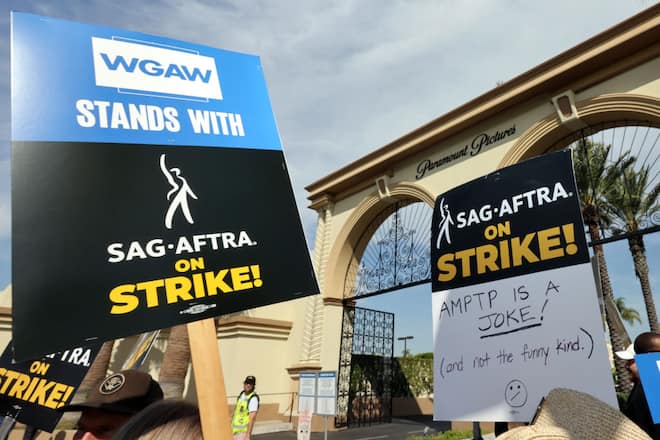 In Hollywood wird noch immer gestreikt.