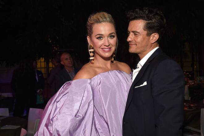 LOS ANGELES, CALIFORNIA - SEPTEMBER 30: (L-R) Katy Perry and Orlando Bloom attend Variety's Power of Women on September 30, 2021 in Los Angeles, California. (Photo by Michael Kovac/Getty Images for Lifetime)
