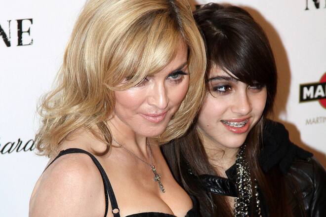 NEW YORK - DECEMBER 15: Madonna and Lourdes Leon attend the premiere of "Nine" at the Ziegfeld Theatre on December 15, 2009 in New York City. (Photo by Bruce Glikas/FilmMagic)