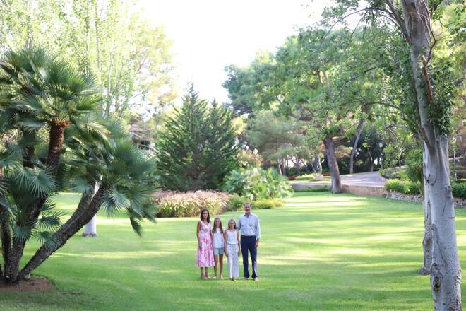 Fotoshooting spanische Königsfamilie
