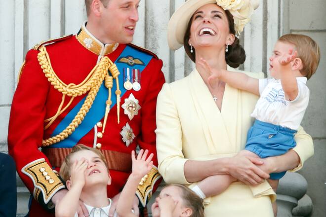 Prinz William mit seiner Familie