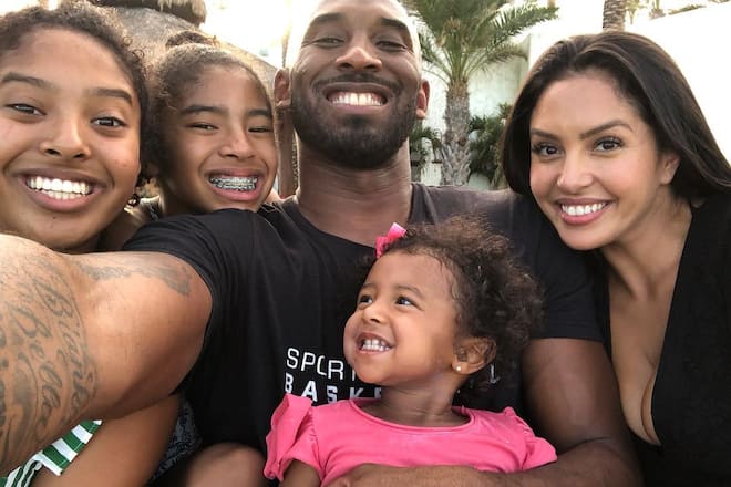 Kobe Bryant und Familie 2018