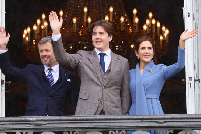 Frederik, Mary und Christian von Dänemark