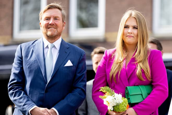 König Willem-Alexander platzt fast vor Stolz auf seine Tochter Prinzessin Amalia.