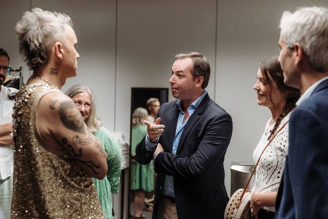 Robbie Williams und Erbgrossherzog Guillaume