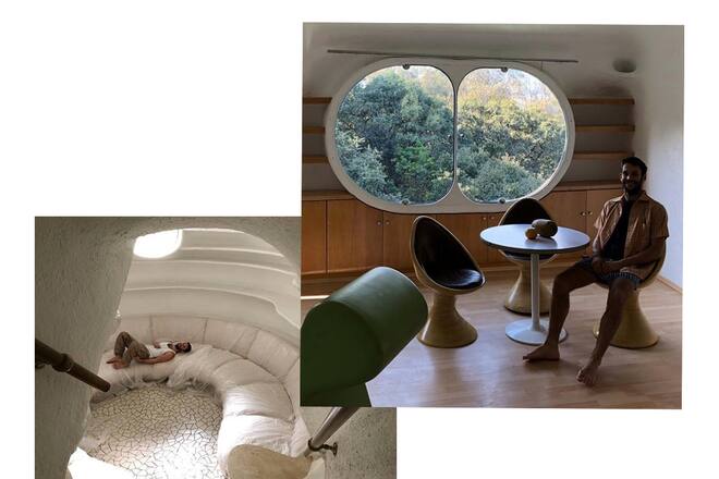 Jaquemus in seinem Ferienhaus in Mexico City