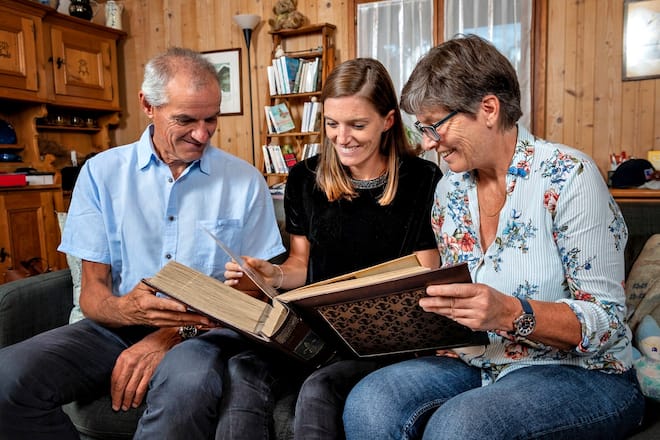 Lea Sprunger und Familie