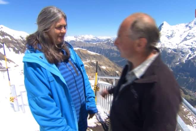 Christian und Sylvia auf dem Schilthorn
