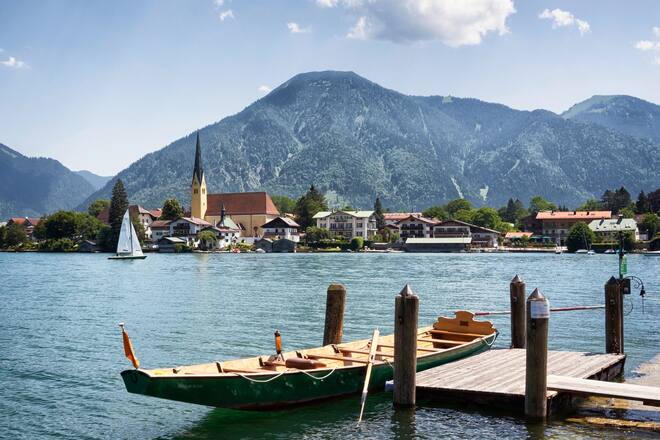 rottach-egern at the tegernsee - bavaria - germany