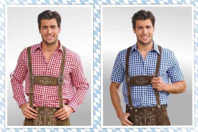 Diverse Dirndl und Lederhosen von Lehner Versand