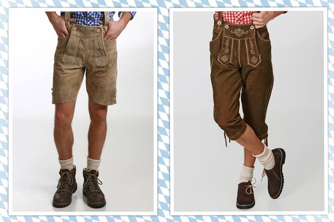 Diverse Dirndl und Lederhosen von Lehner Versand