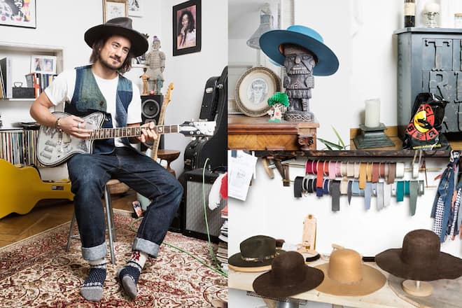 Eric Blum macht Hüte