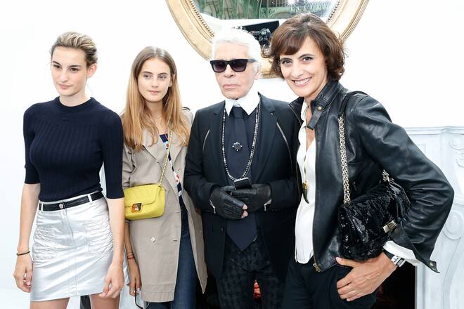 Karl Lagerfeld und seine Musen