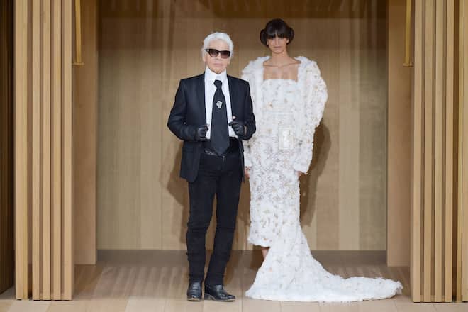Karl Lagerfeld im Wandel der Zeit