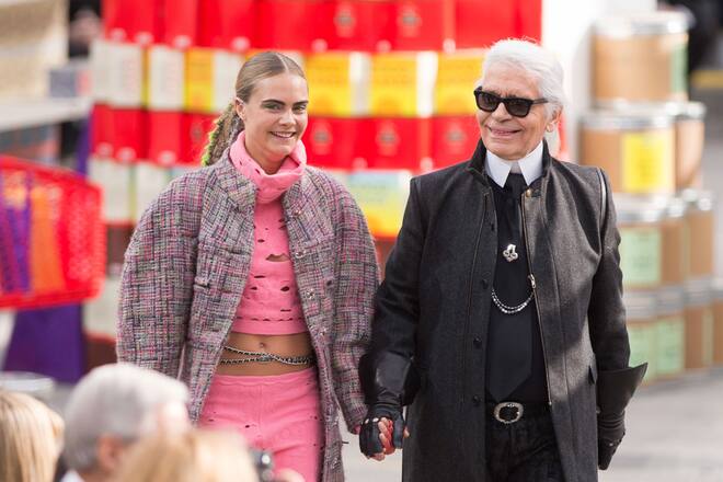 Karl Lagerfeld und seine Musen