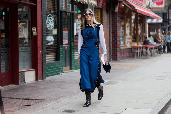 Street Style von der London Fashion Week