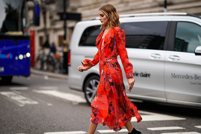 Street Style von der London Fashion Week