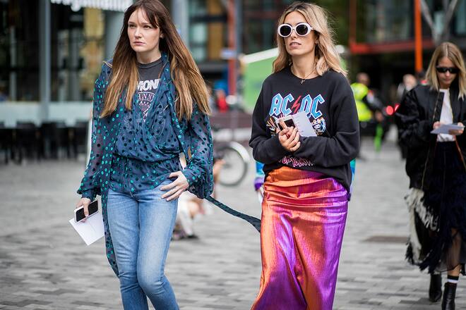 Street Style von der London Fashion Week