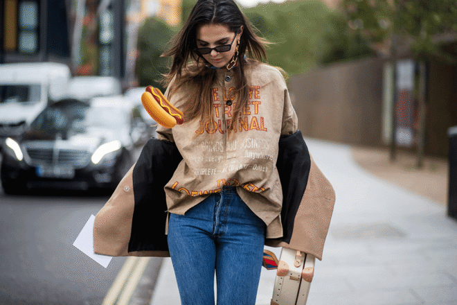 Street Style von der London Fashion Week