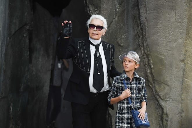 Karl Lagerfeld im Wandel der Zeit