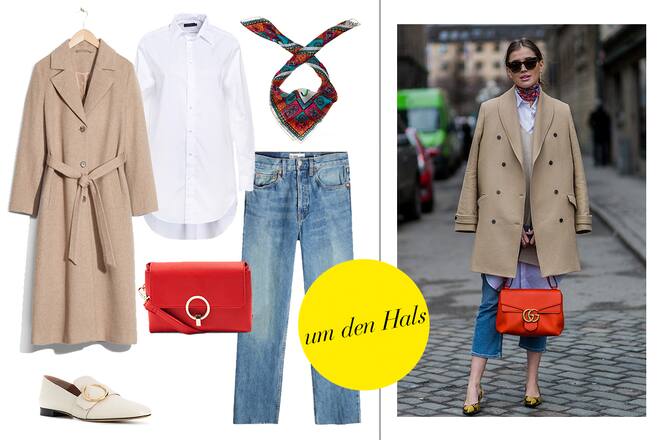 Klassisch: Das Bandana als Halstuch getragen