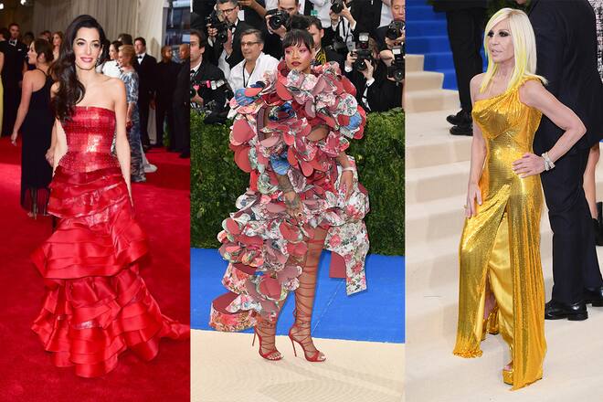 Amal Clooney, Rihanna und Donatella Versace