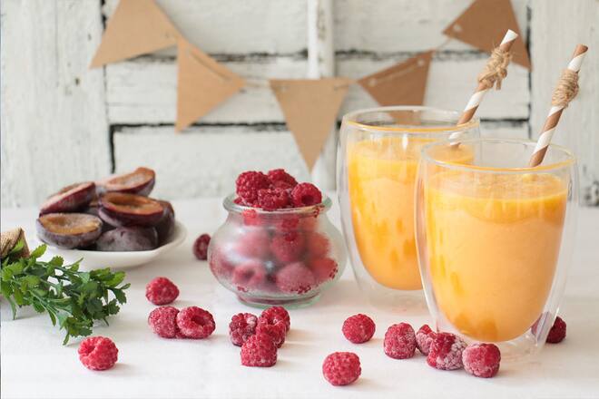 Frozen Aprikosen-Orangen-Smoothie by Zoe Torinesi von Cookinesi