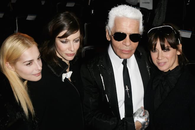 Karl Lagerfeld und seine Musen