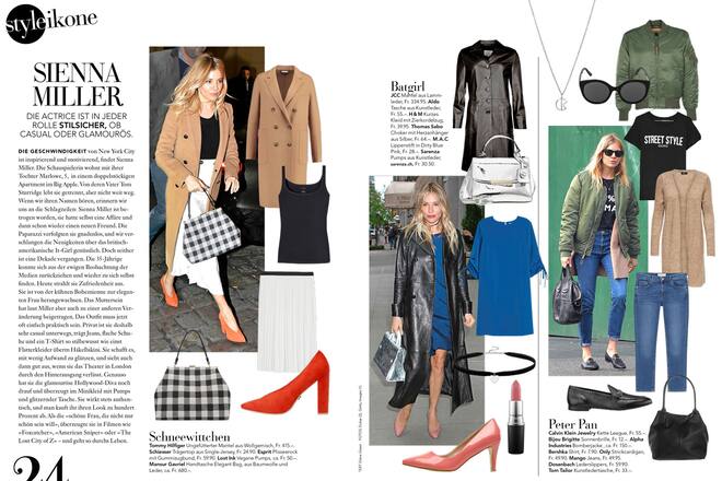 Style Ausgabe 10/17 Stilikone Sienna Miller