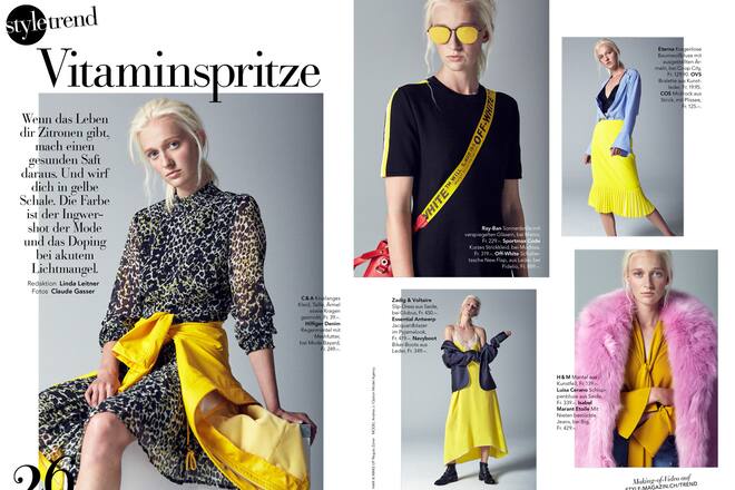 Style Ausgabe 10/17 Trend-Shooting Gelb