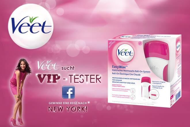 Jetzt mitmachen und Veet EasyWax VIP Tester werden!