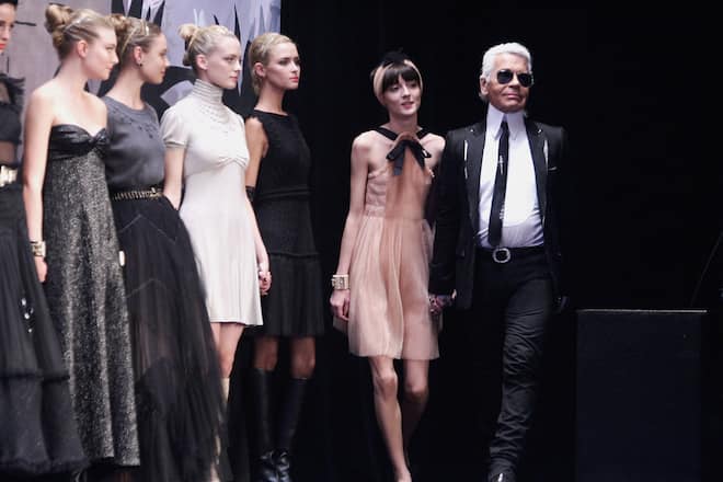 Karl Lagerfeld und seine Musen