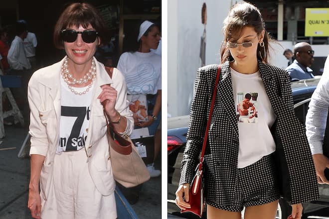 Anna Wintour und Bella Hadid