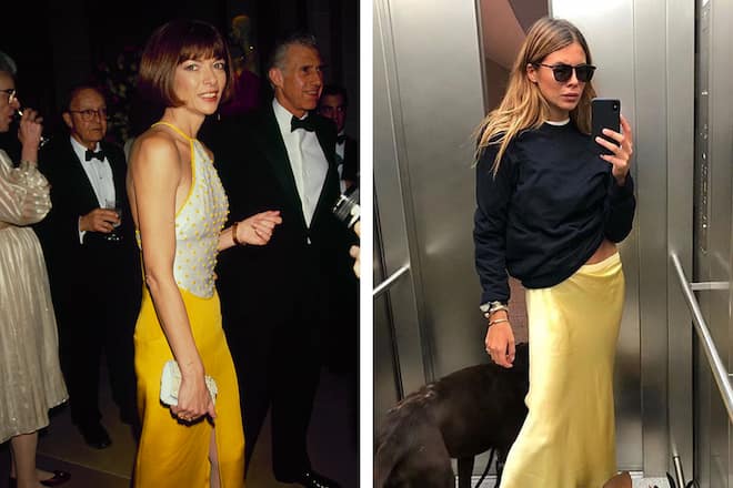 Anna Wintour und Mja Wyh