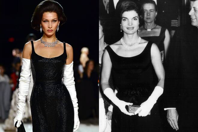 bella hadid jackie o