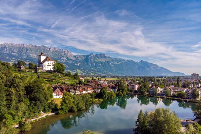 Das schoenste Dorf des Jahres 2024. Werdenberg SG ist eines der 6 Finalisten. Bild © Remo Naegeli