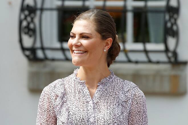 Prinzessin Victoria von Schweden mit Dutt