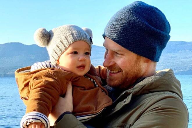 Prinz Harry mit Sohn Archie