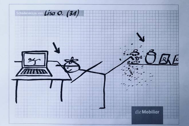 Schadenskizze Lisa
