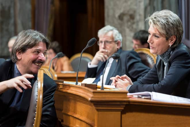 Karin Keller-Sutter Paul Rechsteiner