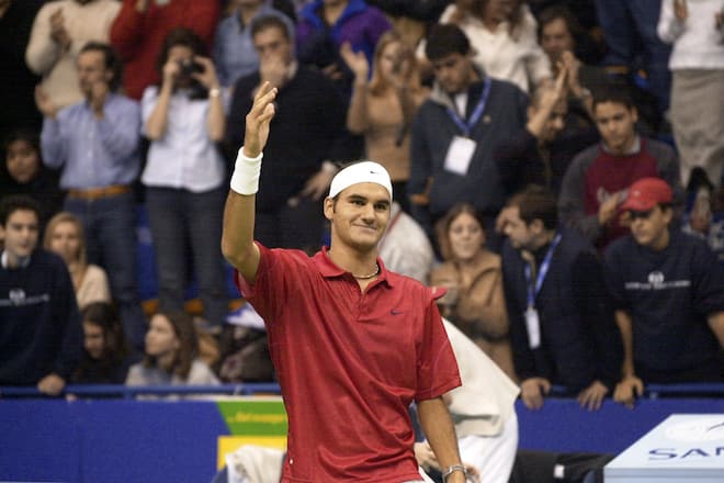 Roger Federer TENNIS ATP TOUR MAILAND 2001