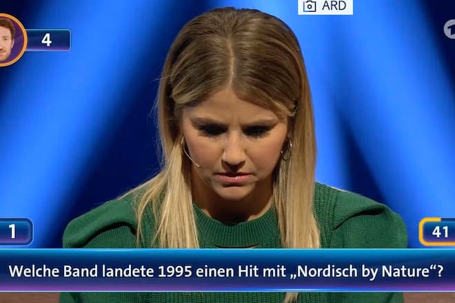 Beatrice Egli während der Schnellfragerunde bei «Wer weiss denn sowas?».