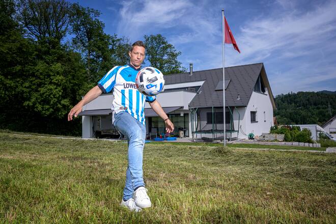 Christian Imark SVP Nationalrat aus Fehren SO war Kampagnen Leiter gegen das CO2 Gesetz. Bild © Remo Naegeli