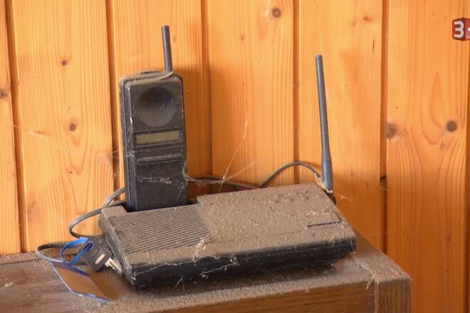 Telefon in Franz Schlafzimmer