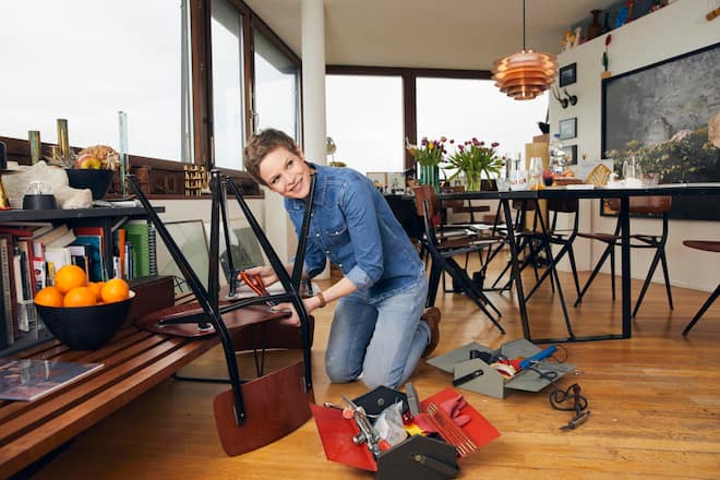 SRF Wettermoderatorin Sandra Boner zu Hause in Solothurn