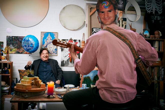 Beat Schlatter, zum 60. Geburtstag, Atelier von Andreas Dobler, Geschenkte Kunstwerke von Andreas Dobler, Isabelle Krieg, Karoline Schreiber, Zuerich, SI 17/2021